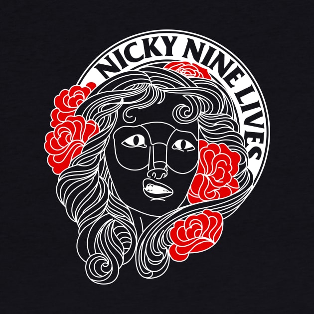 Nicky Nine Lives Halo Roses by nickbuccelli